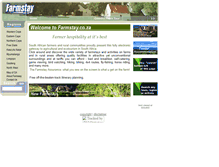Tablet Screenshot of farmstay.co.za